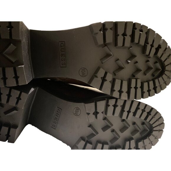 NEW Guess Canally Brown platform combat boots women size 10 - Picture 11 of 11